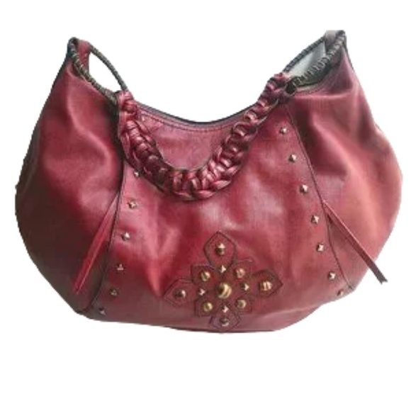 Eric Javits Hobo Bag with Studs & Stones - Picture 1 of 15